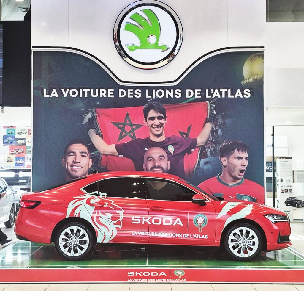 ŠKODA MAROC, VOITURE OFFICIELLE DES LIONS DE L’ATLAS JUSQU’EN 2030 ŠKODA MAROC, VOITURE OFFICIELLE DES LIONS DE L’ATLAS JUSQU’EN 2030